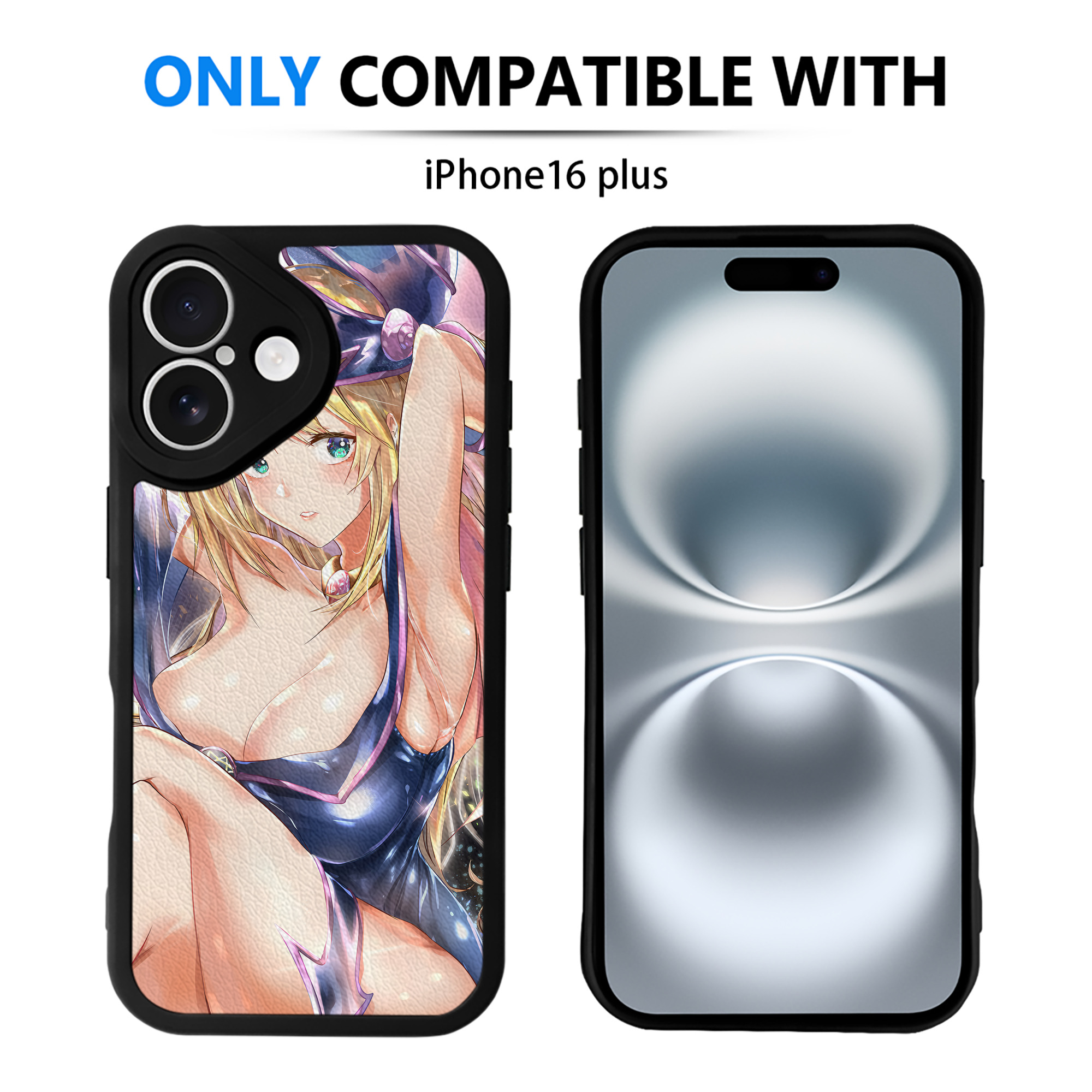 （画像用） 遊☆戯☆王 Yu-Gi-Oh! 【iPhone 16シリーズ対応】シリコンスマホケース（レザー調） 材質：シリコン